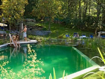 baignade écologique pour un hôtel 5 étoiles en Suisse