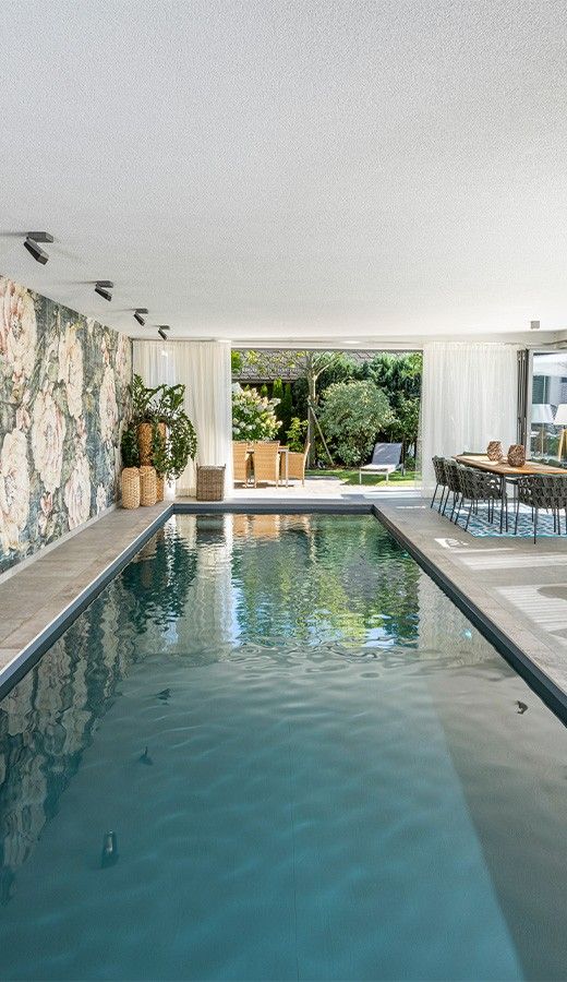 Extrait de Piscine intérieure Biotop Piscine intérieure extrait du projet Piscine intérieure avec sauna