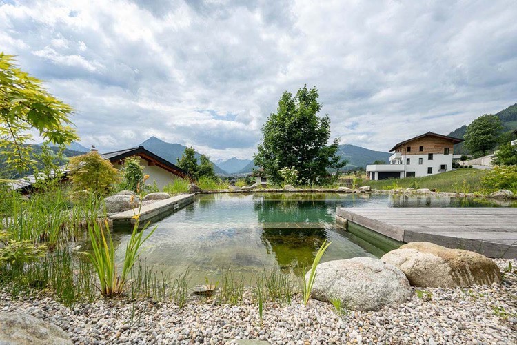 Maison de vacances en Autriche avec piscine naturelle nichée dans un magnifique paysage